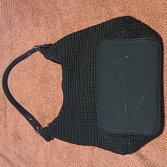 Knit Crochet Shoulder Bag - Picture 2 of 8